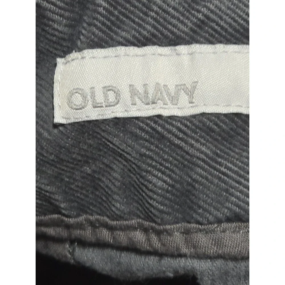 Old Navy Gray Corduroy Mini Skirt Women's Size 6